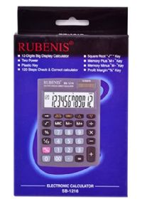 Rubenis SB-1216 Hesap Makinesi 12 hane Orta Boy